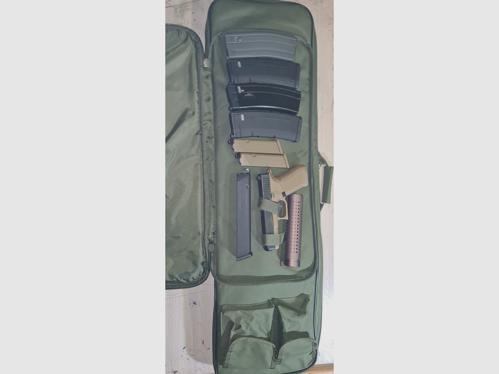 Hk 416 a5 Umbau mit Glock 17gen 5