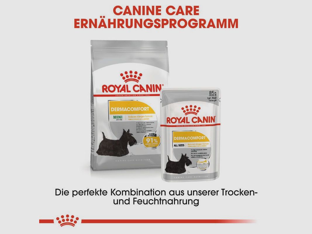 ROYAL CANIN Nassfutter Dermacomfort für empfindliche Haut 12x85 g