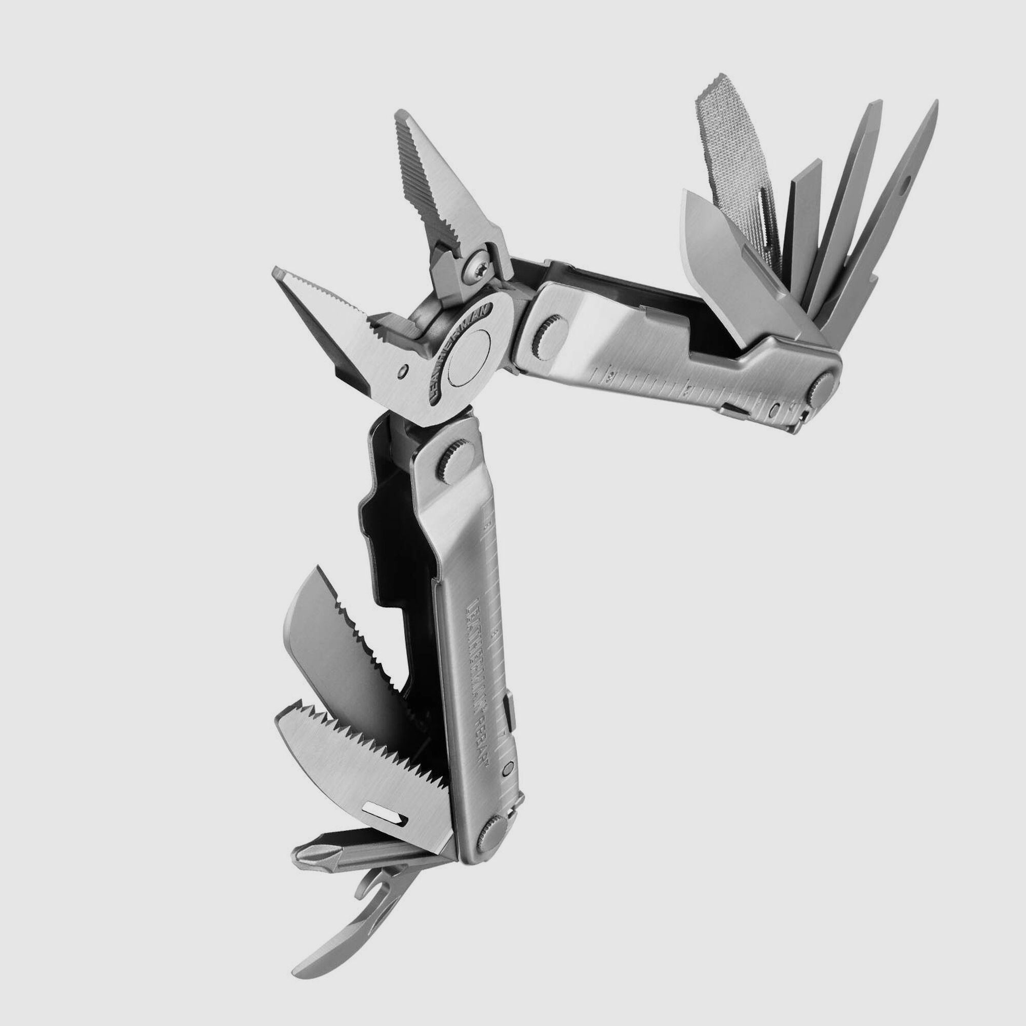 Leatherman REBAR Stainless, Molle Holster, Schwarz, M