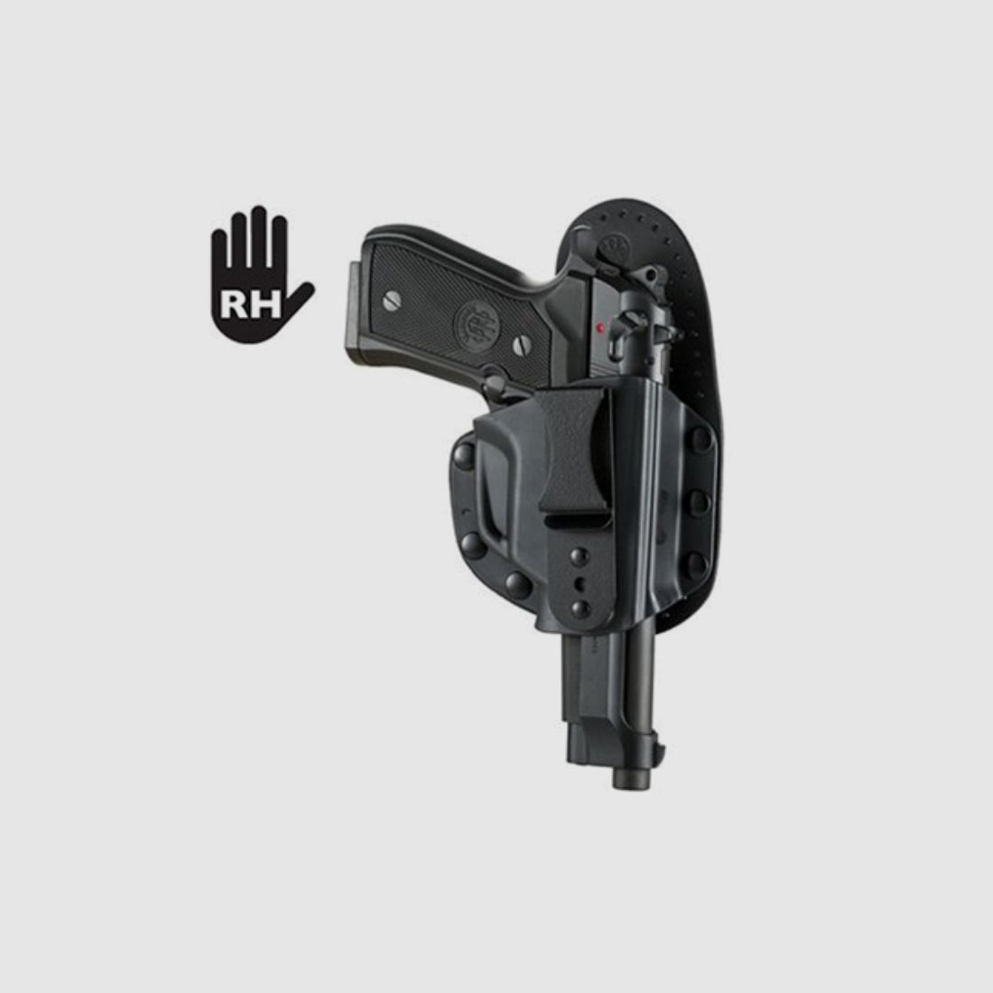 (Inside) BERETTA MOD. S 92/96/98 SERIE HOLSTER TERMOFORM. ZWART RECHTSHANDIG IWB