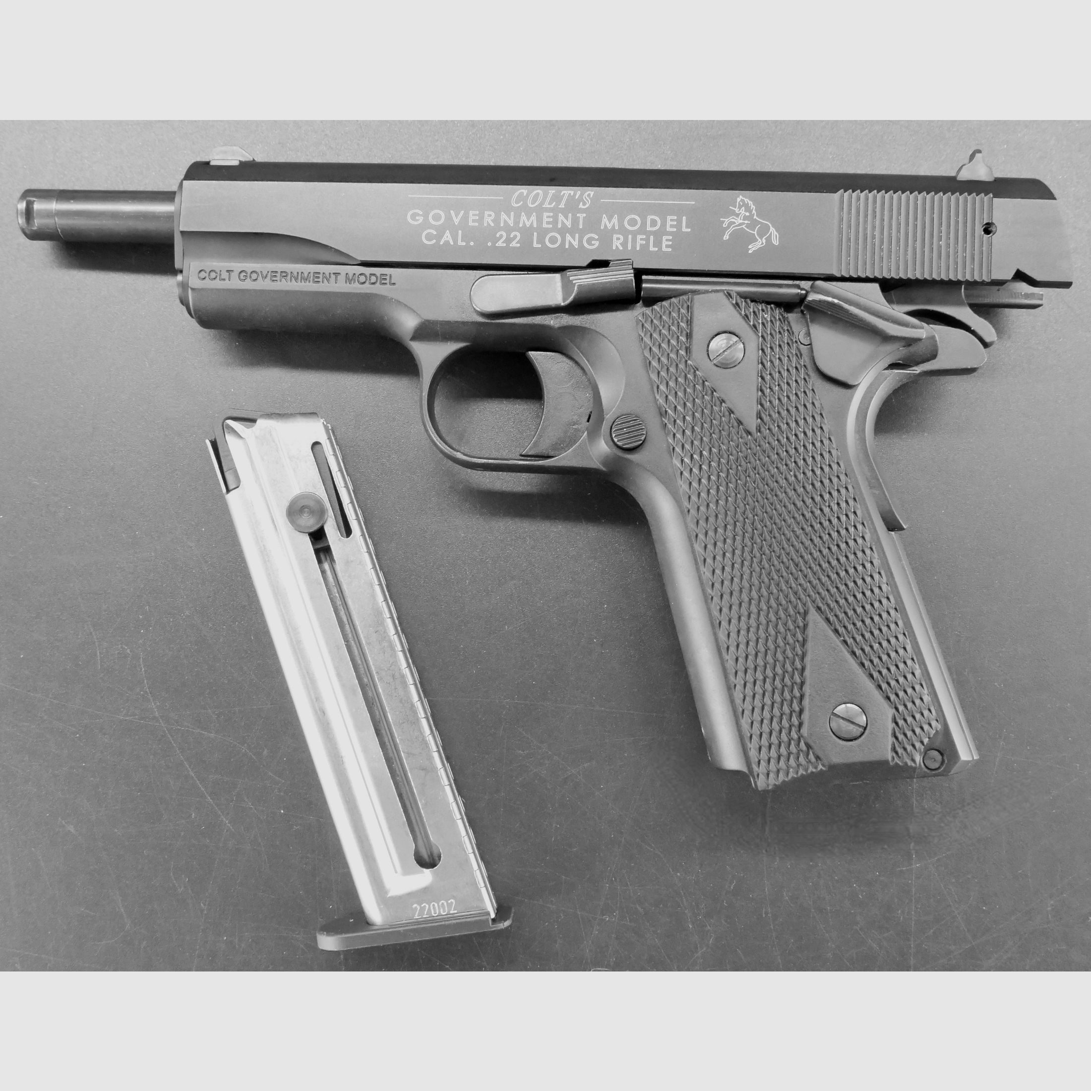 Vorführwaffe Carl Walther halbautom. Pistole COLT1911 A1 .22lr 5" 12R