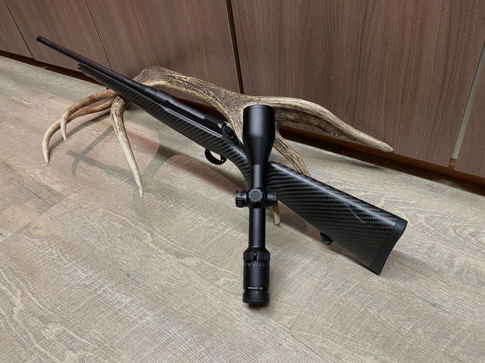 Sauer 101 Highland XTC, mit Zeiss Conquest V6 2,5-15x56 M, mit Schiene