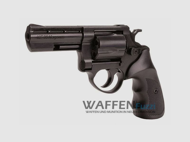ME 38 Magnum Revolver Schreckschusswaffe brüniert