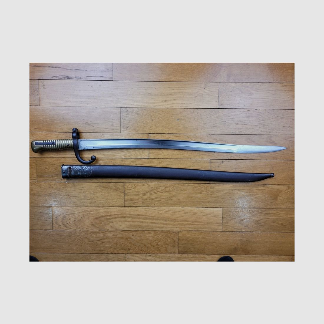 Wyjątkowy zestaw karabinu Chassepot 1866 – koniec 1871 - monomatyczny z bagnetem SA z numerem karabinu TBE+, zdjęcie 32 z 32