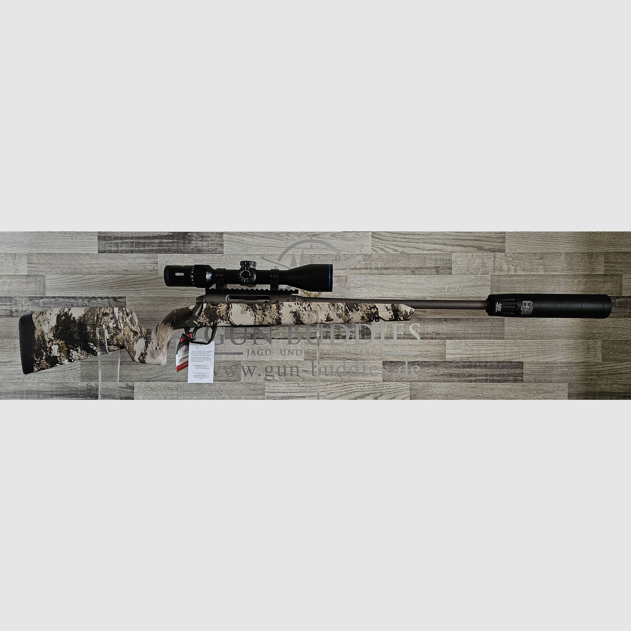 Savage AXIS II PRO Western .22-250 Rem. - Ensemble complet - Produit neuf du commerce spécialisé