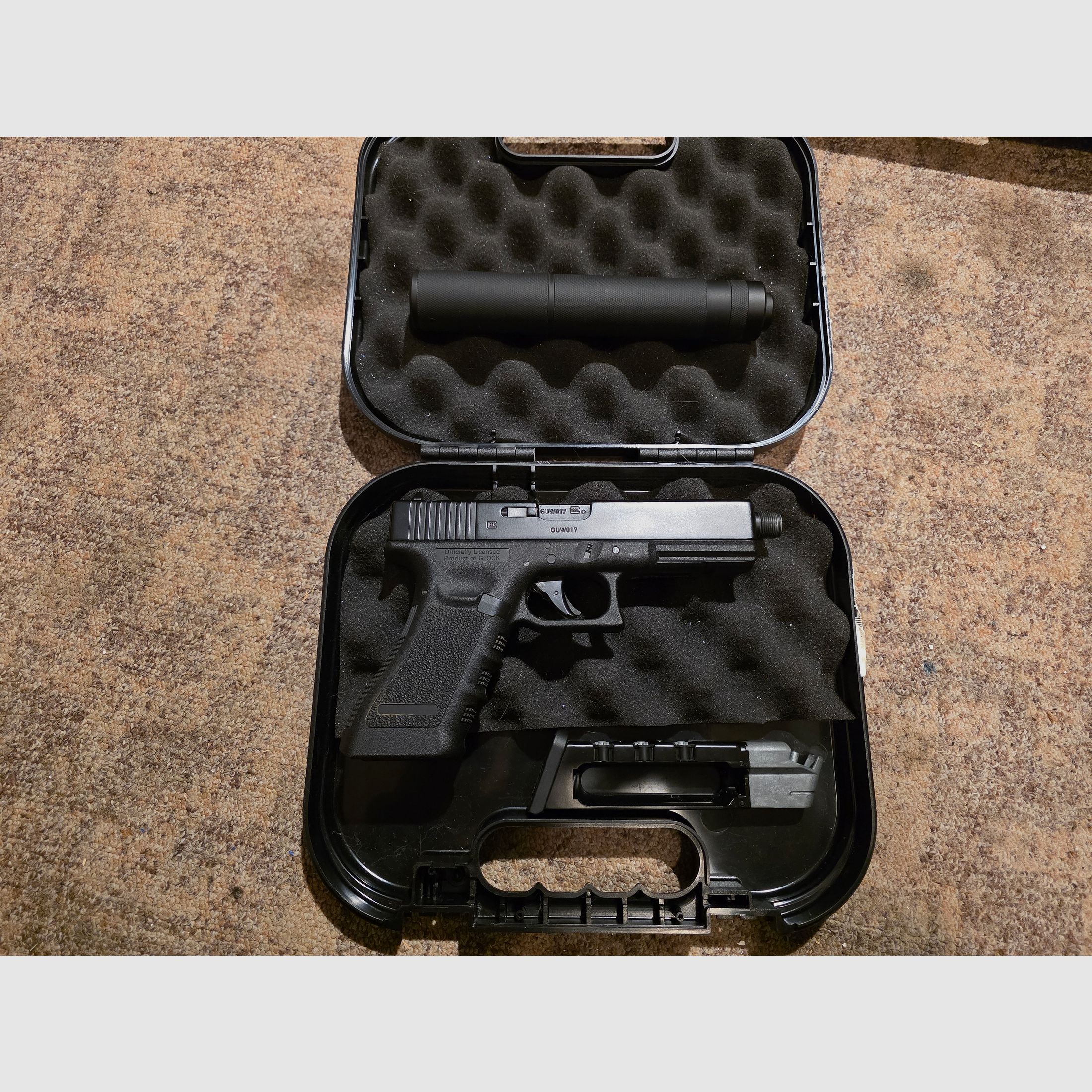 Glock 17 CO2 4,5mm Diabolomit loopdraad, Blowback