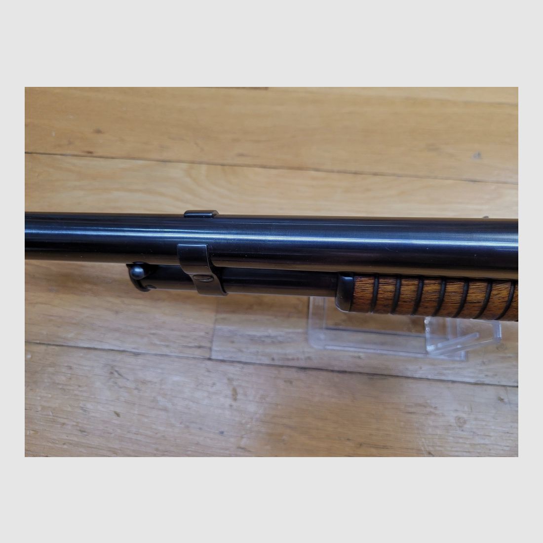 Ikonische Pumpgun Winchester Modell 1897 – Take Down – Modell genannt »Riot Gun« – Markierung State Police von Illinois! – Kal. 12/70 – 6+1 – Kat. B. – In hervorragendem Zustand! – TBE++, Bild 16 von 33