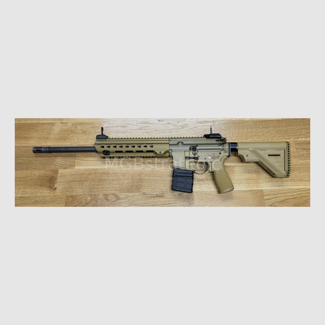 Heckler & Koch MR223 A3 Slim-Line 16,5" Lauf - halbautom. Büchse .223Rem Farbe sandfarben RAL8000 - System HK416 - sportlich zugelassen!