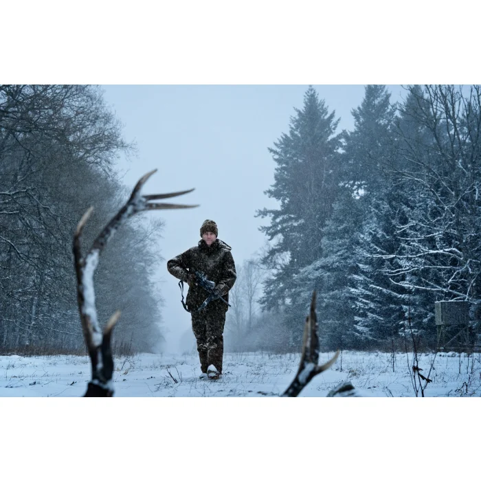 Härkila Kodiak CleverWool HSP Pantaloni isolanti – Dark hunting green/Shadow brown (111430169), immagine 6 di 8