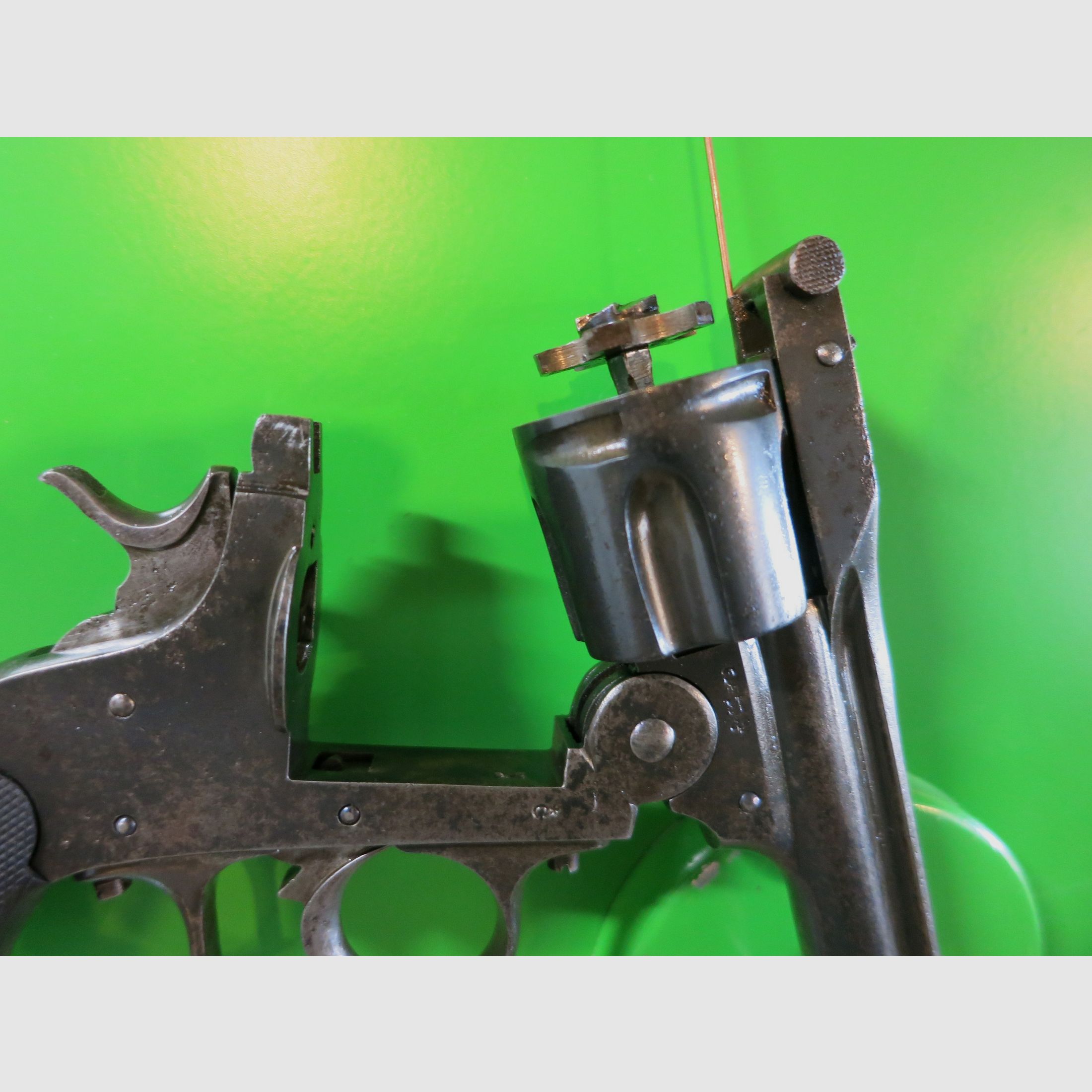 Belgian break-action revolver like Garate Anitua & Co., copy of Smith & Wesson Frontier, .320 Short #87