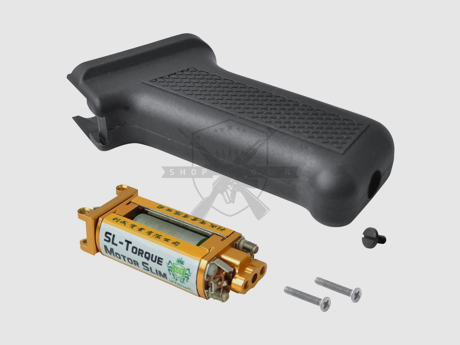 LCT AK104 Slim Pistolgrip (Schwarz) inkl. Slim High Torque Motor