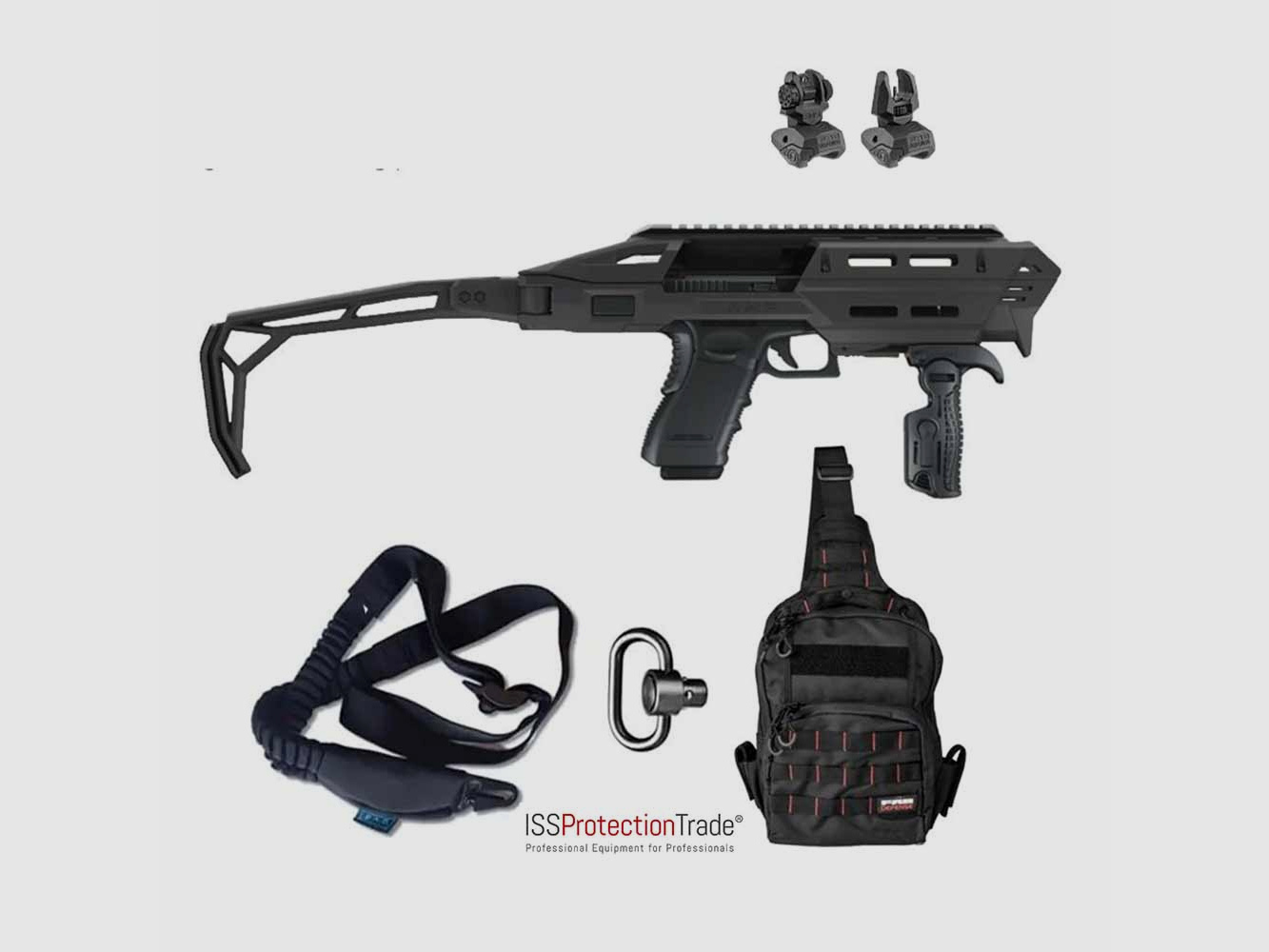 FAB DEFENSE KPOS AMP PRO GLOCK 17/19 & PDP & PDP 4.6 BLACK