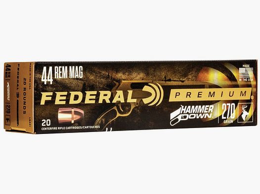 Federal HammerDown .44 Rem. Mag. 270GR Bonded Soft Point 20 Patronen