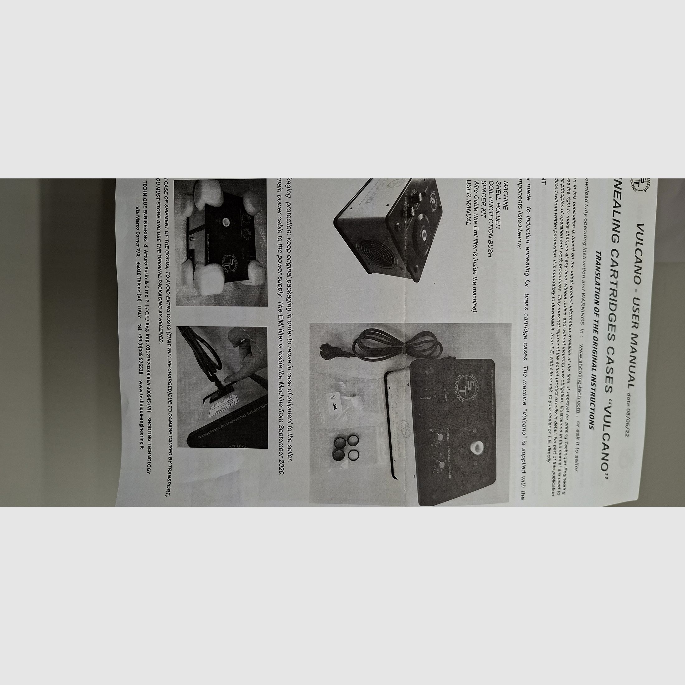 Hülsenglühgerät Vulcano ST Shooting Technology Annealer