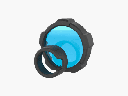 Ledlenser Color Filter Blue 85.5 mm for the MT18