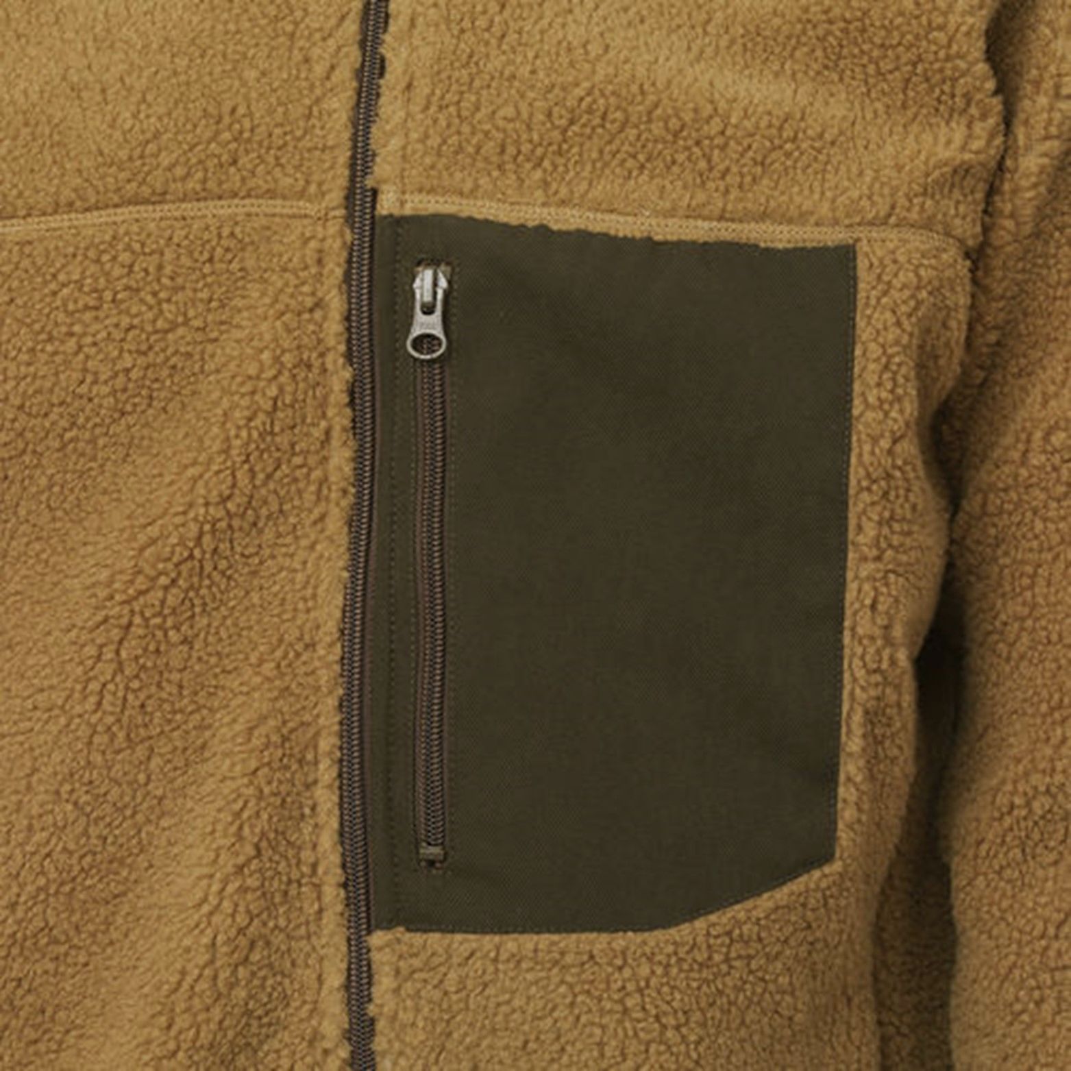 Laksen Teddy fleecejakke Camel, billede 3 af 3
