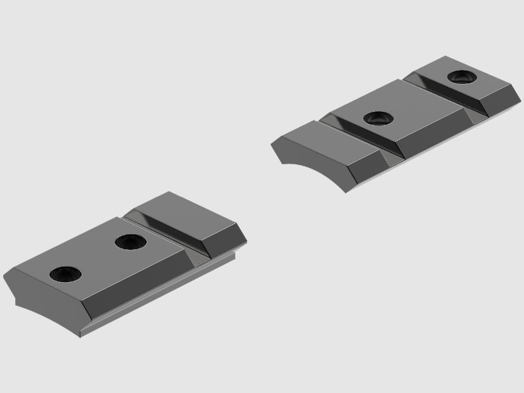 Leupold QRW mounting bases - 2-piece
