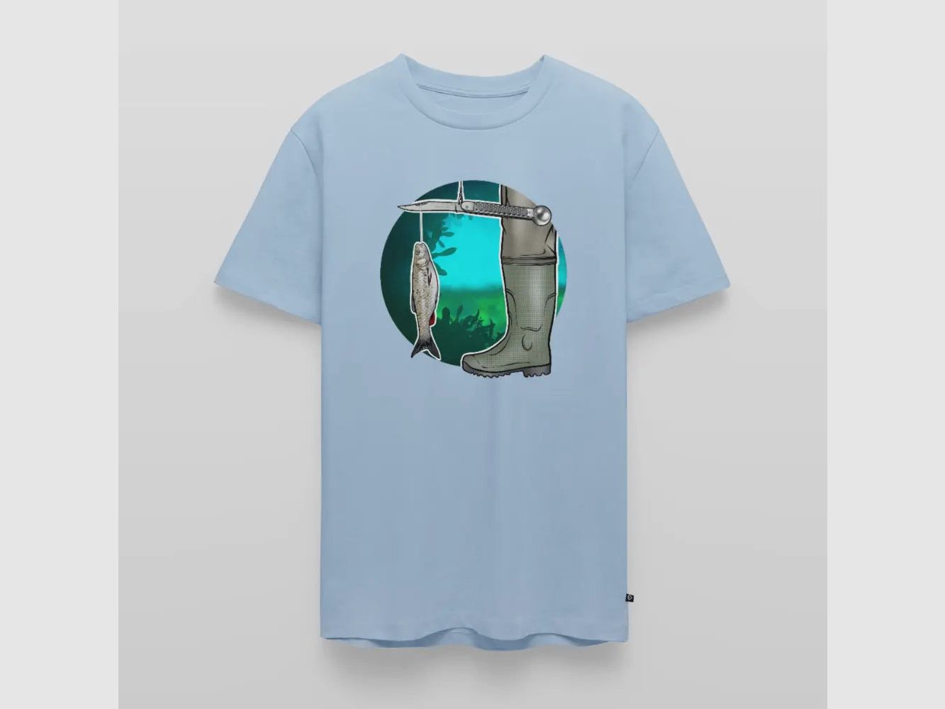 PUMA Men´s Premium T-Shirt „Waagemesser – Petri Heil"
