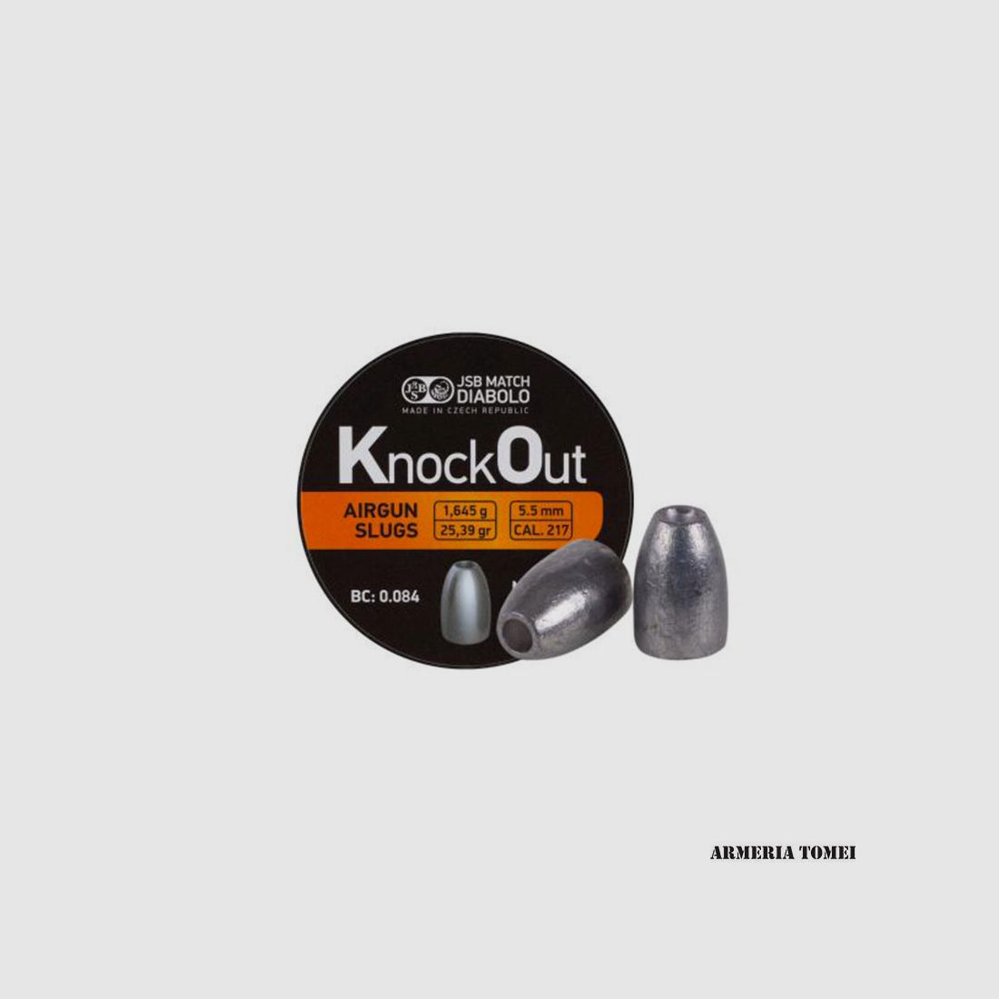JSB MATCH – KNOCKOUT 1,645g / 25,39gr Kal. 5,5 mm (200 Stk)