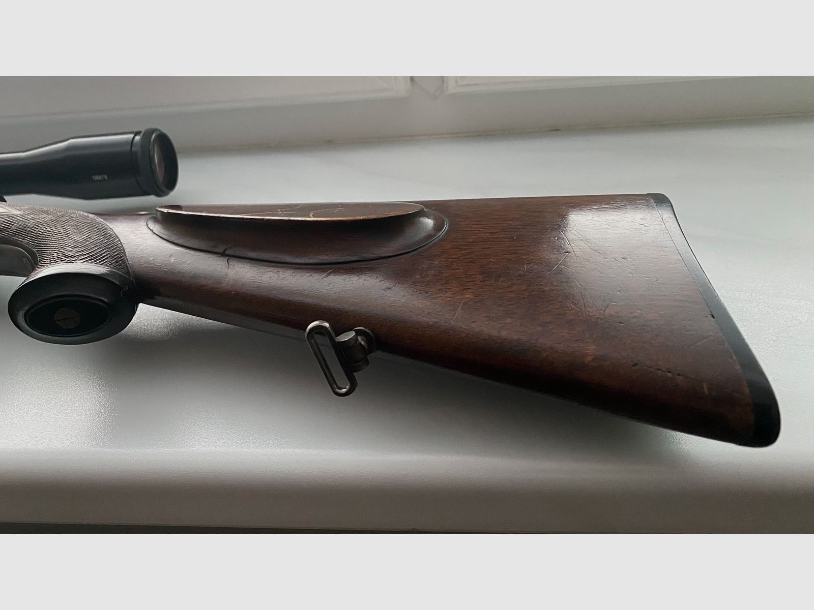 Ferlacher bolt-action rifle 8x57 IS, bolt-action rifle with muzzle thread for suppressor, scope 8x56, new proof 2021, afbeelding 15 van 17