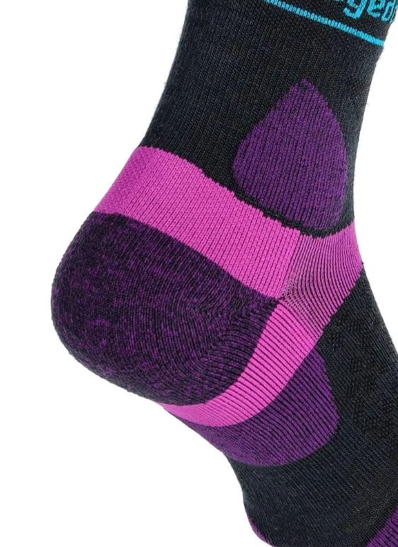 BRIDGEDALE Ultralight T2 Merino Sport 3/4 Women's Socks – Charcoal, image 3 of 3