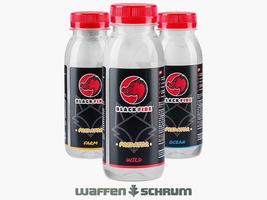 Black Fire Predator Lockmittel für Raubwild Farm+Ocean+Wild 3x80g