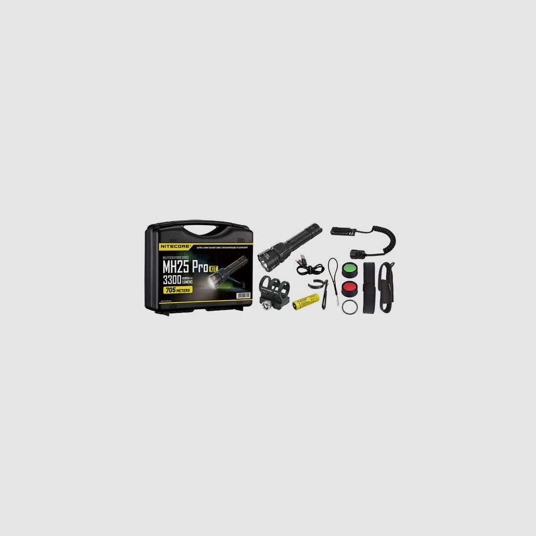 Kit Torcia Nitecore Multitask Hybrid 25PRO - 3300Lm, immagine 1 di 4