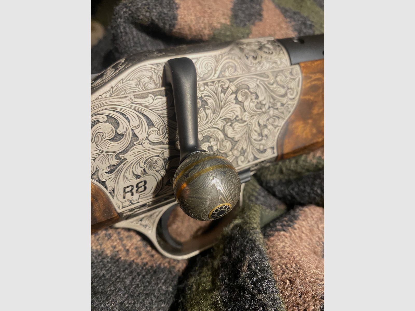 Palla di presa nobile e individuale - Palla di presa DAMAST acciaio