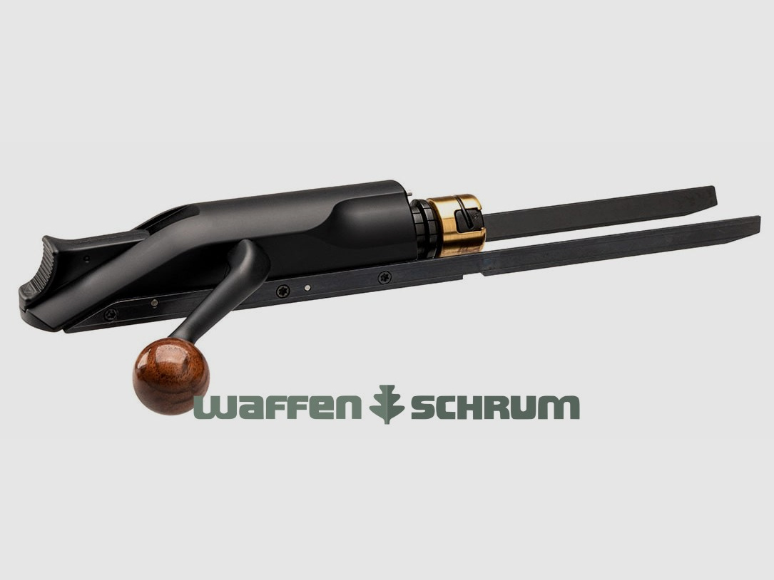 Blaser R8 Verschluss Rechts  Kammer goldfarben / Holzkugel