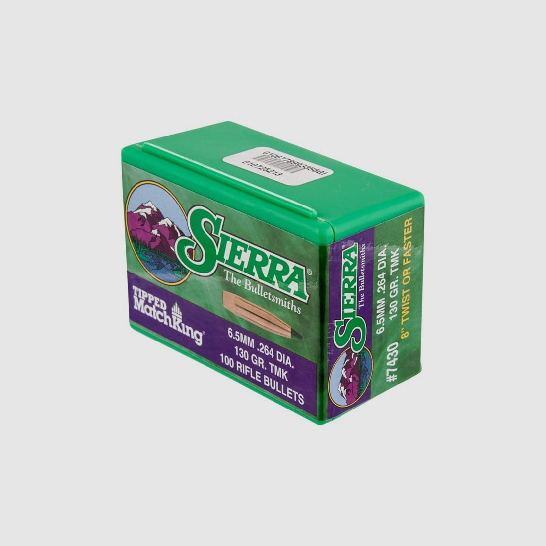 SIERRA BALLES TIPPED MATCH KING 6,5MM (0,264″) 130GR POINT POLYMÈRE 100/BOX, image 2 sur 3
