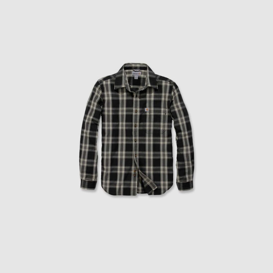 Carhartt Herren Hemd langarm L/S Essential Open Collar Plaid