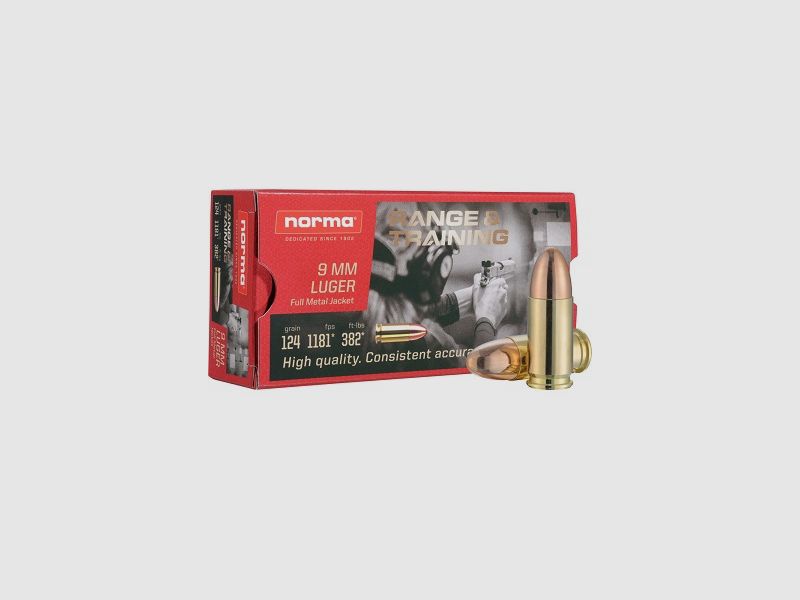 Norma .357 Mag 158-Grs FMJ x50 Munition
