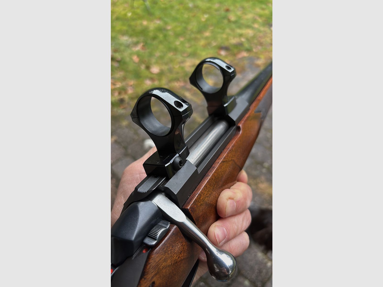 Tikka 695, cal. 9.3x62 with silencer