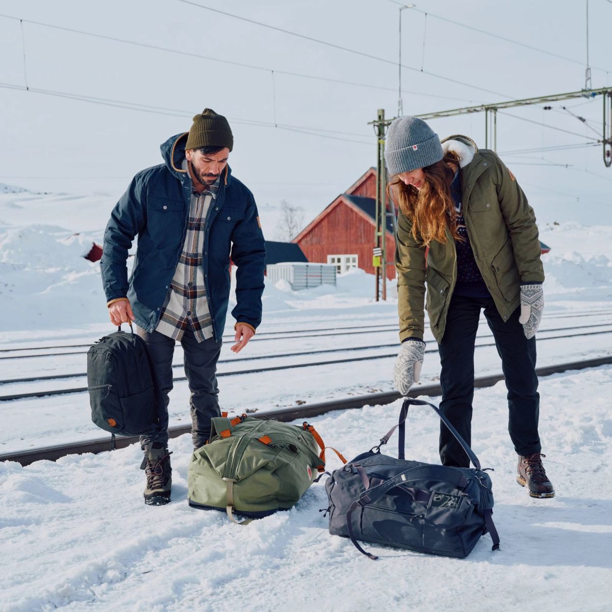 FJÄLLRÄVEN Färden Duffel 80 Green