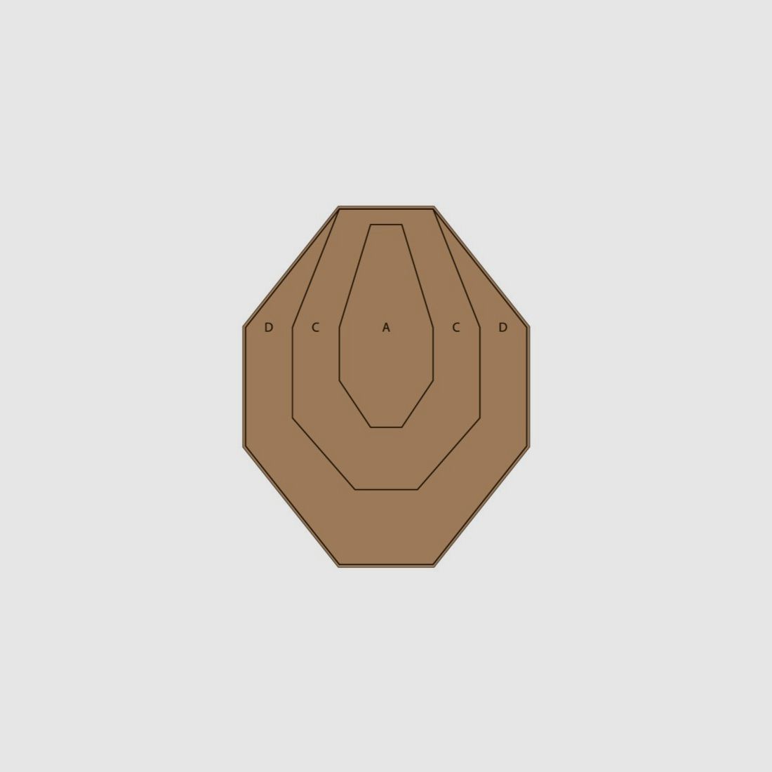 Cible Mini IPSC