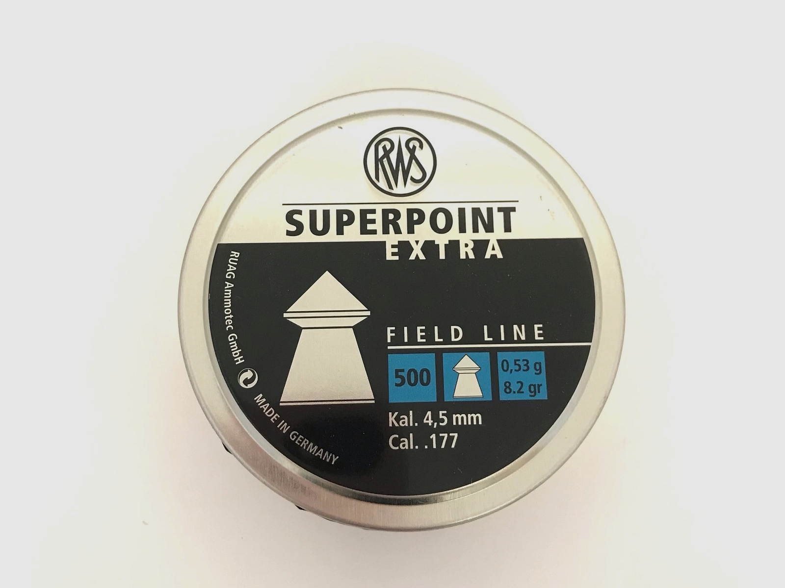 Pallini per carabina ad aria compressa RWS Superpoint cal. 4,5 mm