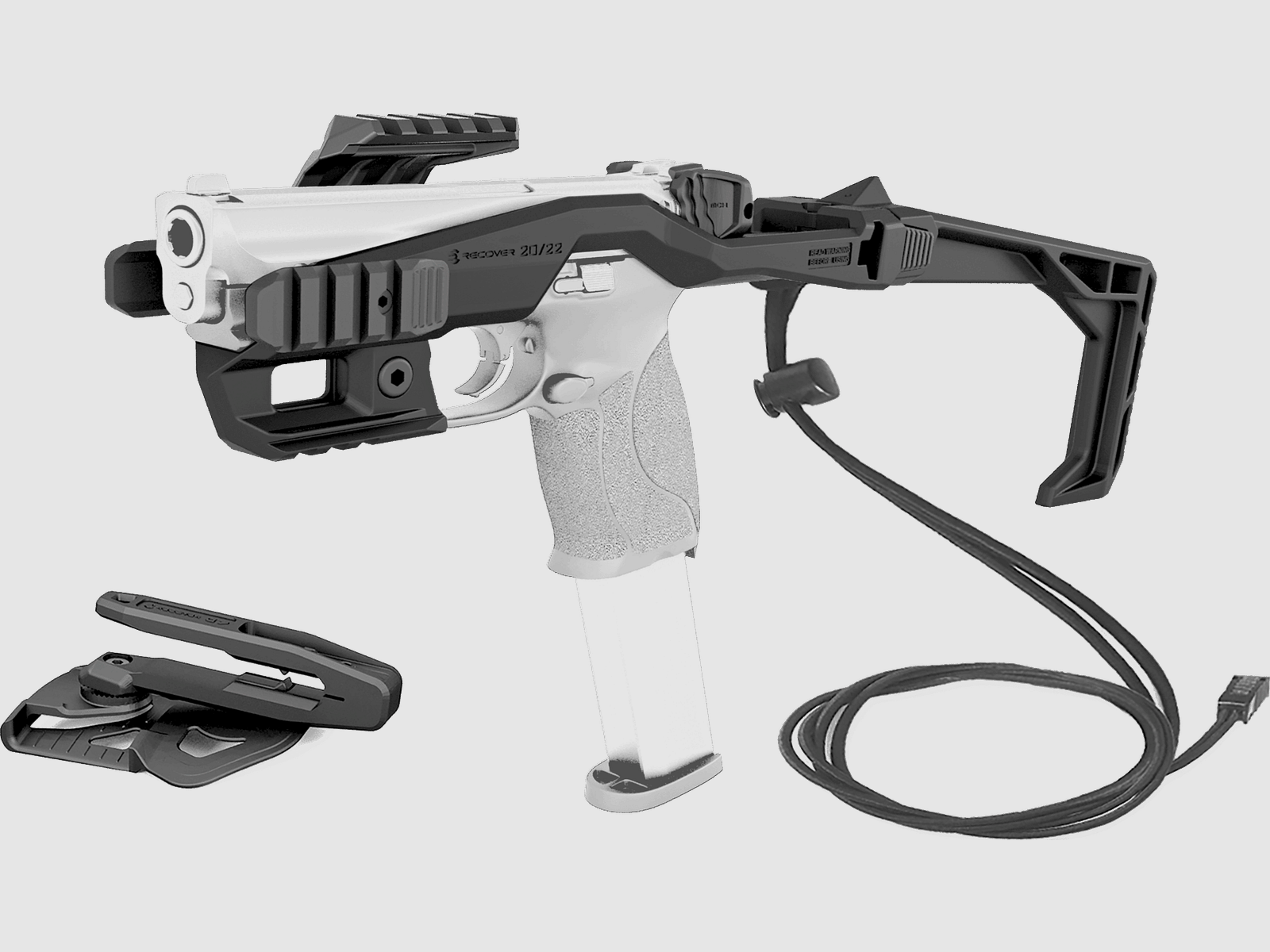 Recover 20/22 Stabilizer Komplettkit für Smith & Wesson, inkl. Holster