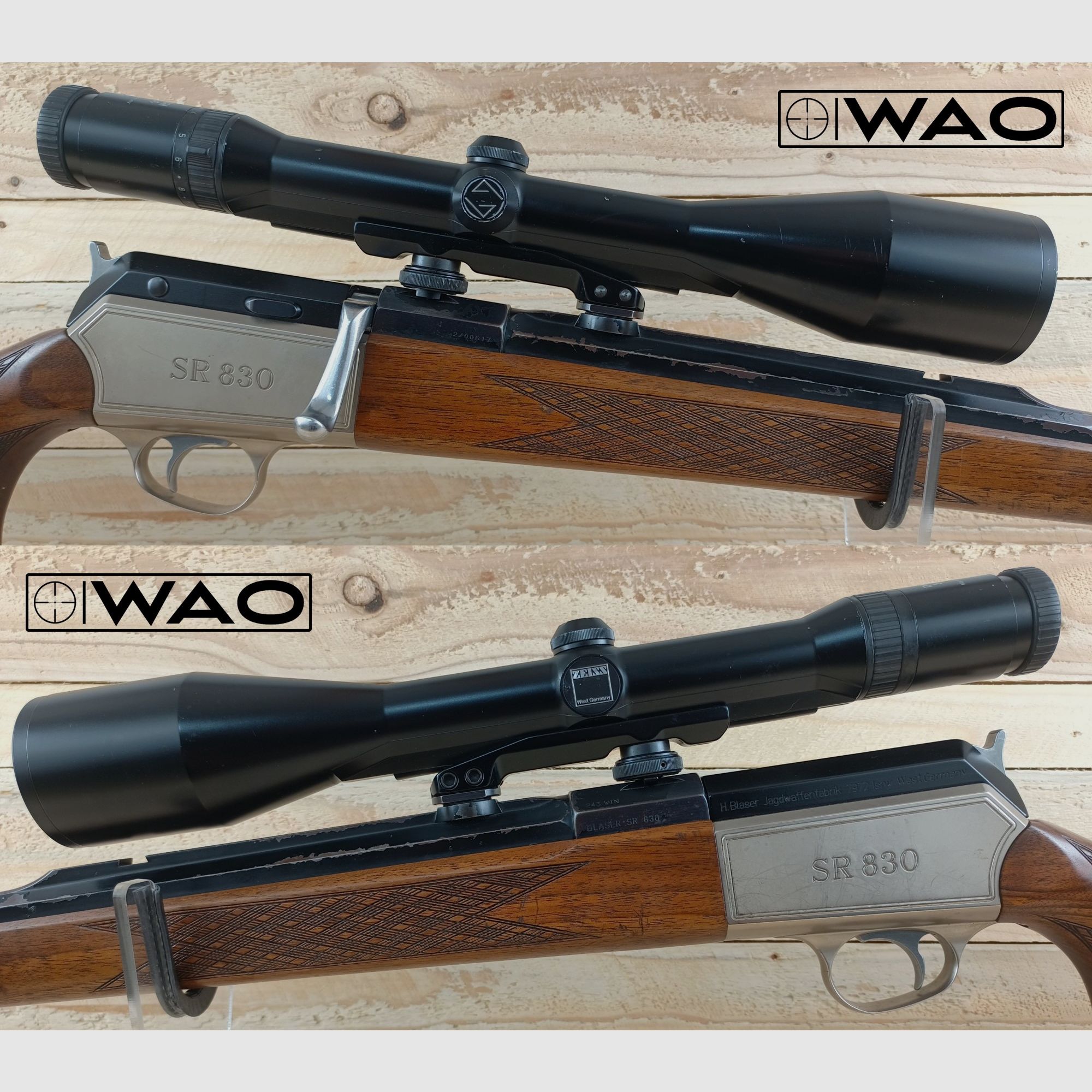 Blaser SR 830 carbine, SR830, cal. .243Win *with Zeiss Diavari*