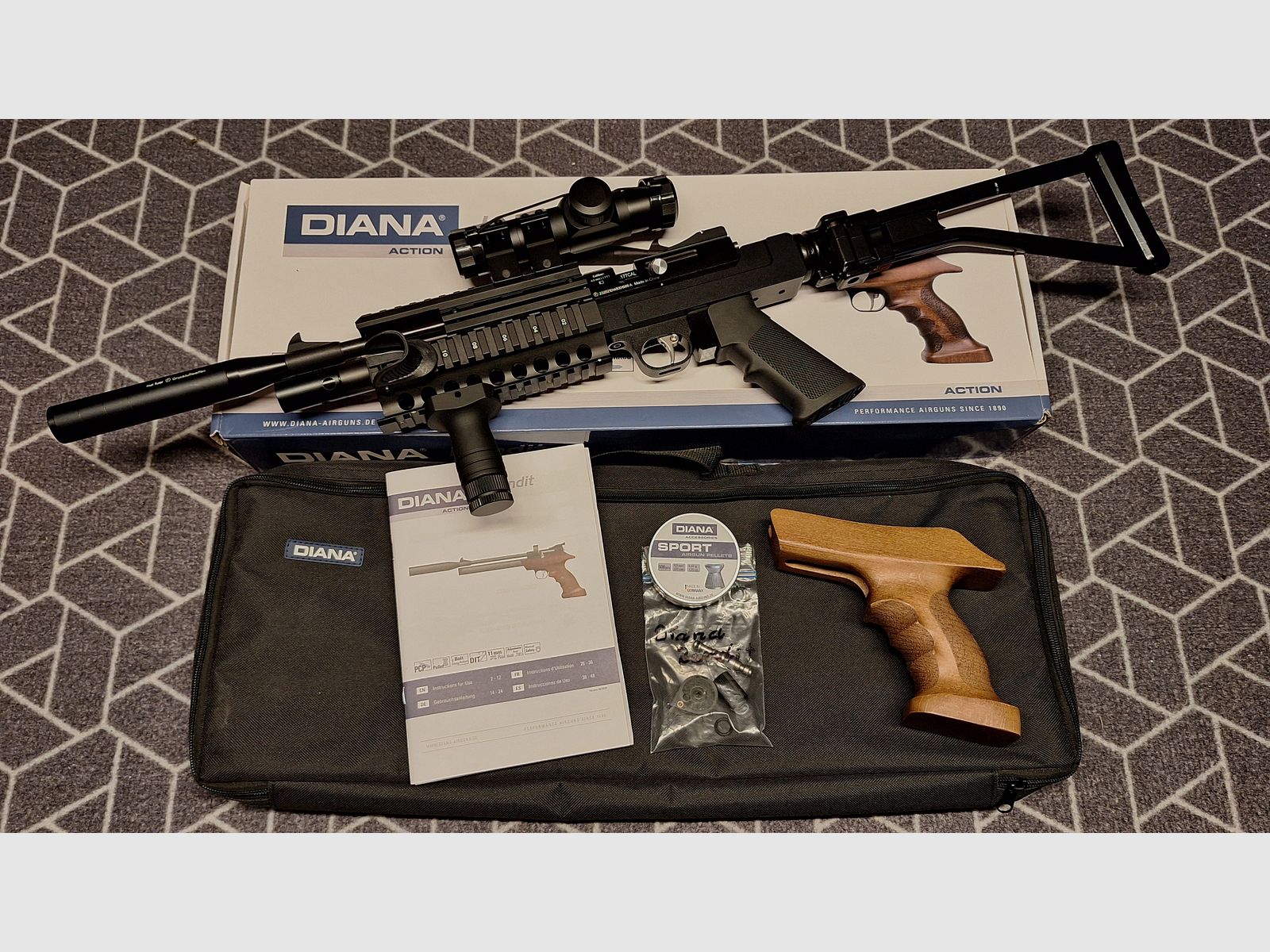 Diana Bandit Gen II PCP Tactical-Umbau Einmalig!