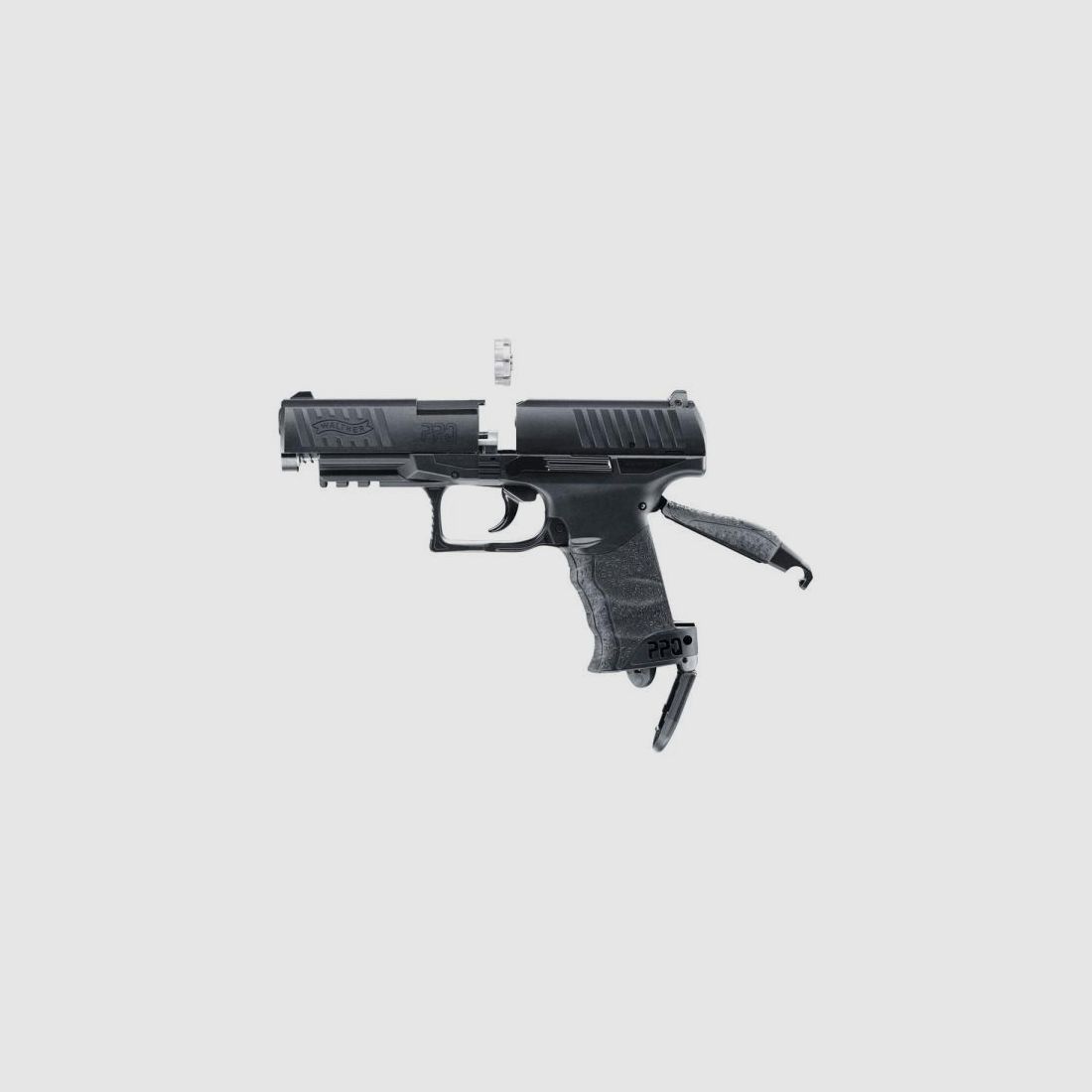 WALTHER CO2 Waffe Pistole PPQ schwarz Kal. 4,5mm