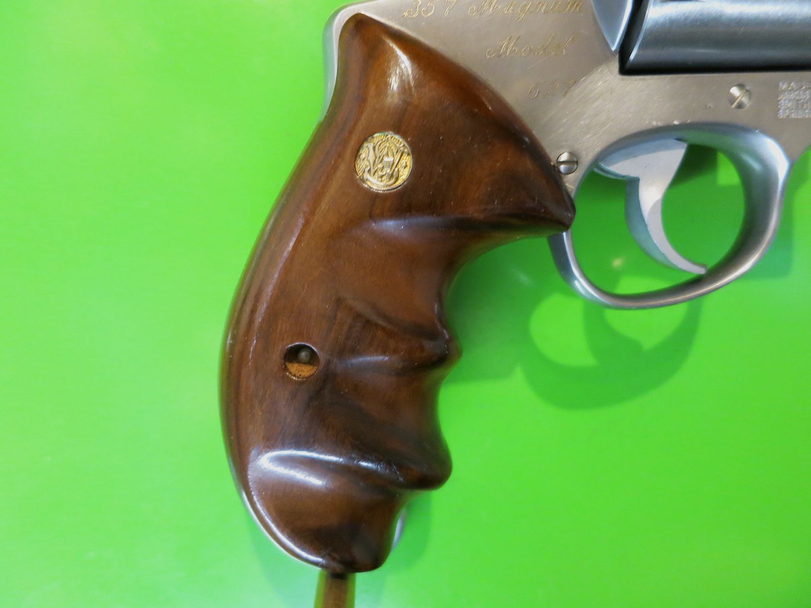 Smith&Wesson Mod. 627-0, WISCHO Target-Champion, .357 Magnum, 5,5" Lauf, stainless   #64-