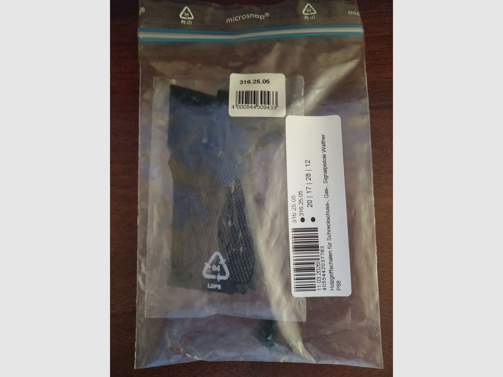 Walter P88 Griffschalen Schreckschusspistole 9mm pak