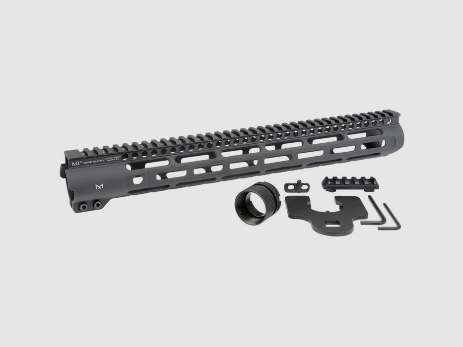 MIDWEST INDUSTRIES SLIM LINE HANDGUARDS 15″ M-LOK ALUMINIUM SCHWARZ, Bild 1 von 7