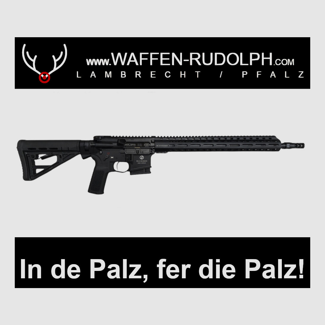 SCHMEISSER AR15 DYNAMIC schwarz M5FL , 16,75″ 223Rem *EWB Pflichtig