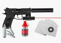 Pack Pistolet à billes d'acier CZ P-07 Duty CO2