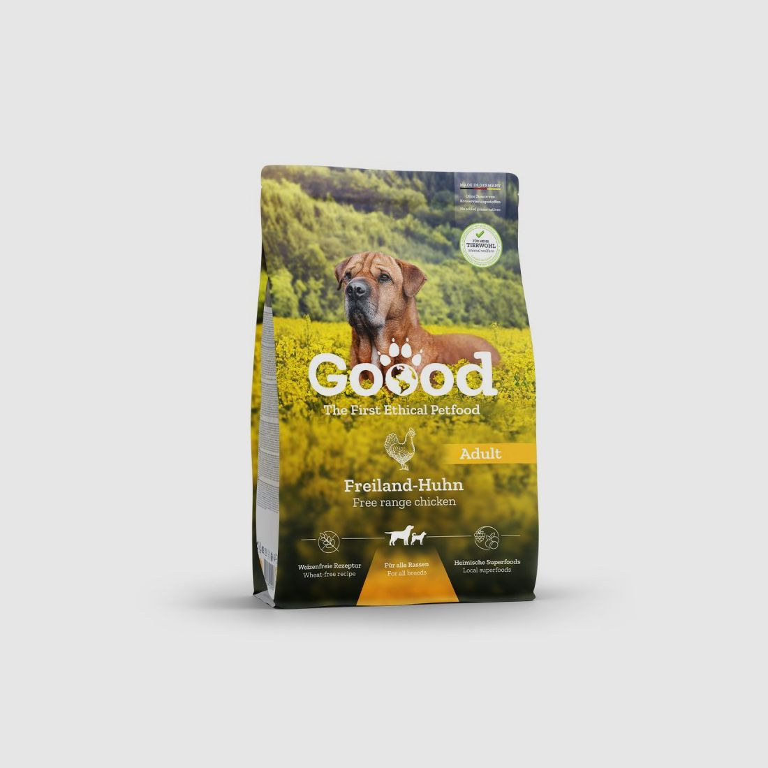 Goood Hundetrockenfutter Adult Freiland-Huhn 1,8 Kg