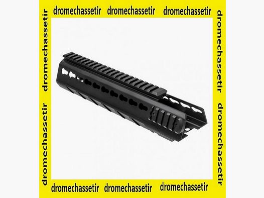 triangular handguard medium 10 inches, for AR15, Keymod, 17.7 cm, black