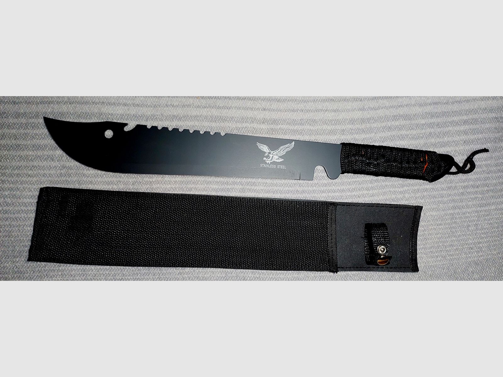 Machete contundente cuchillo de corte purista aproximadamente 48 cm (hoja 35,5 cm) ¡NUEVO!