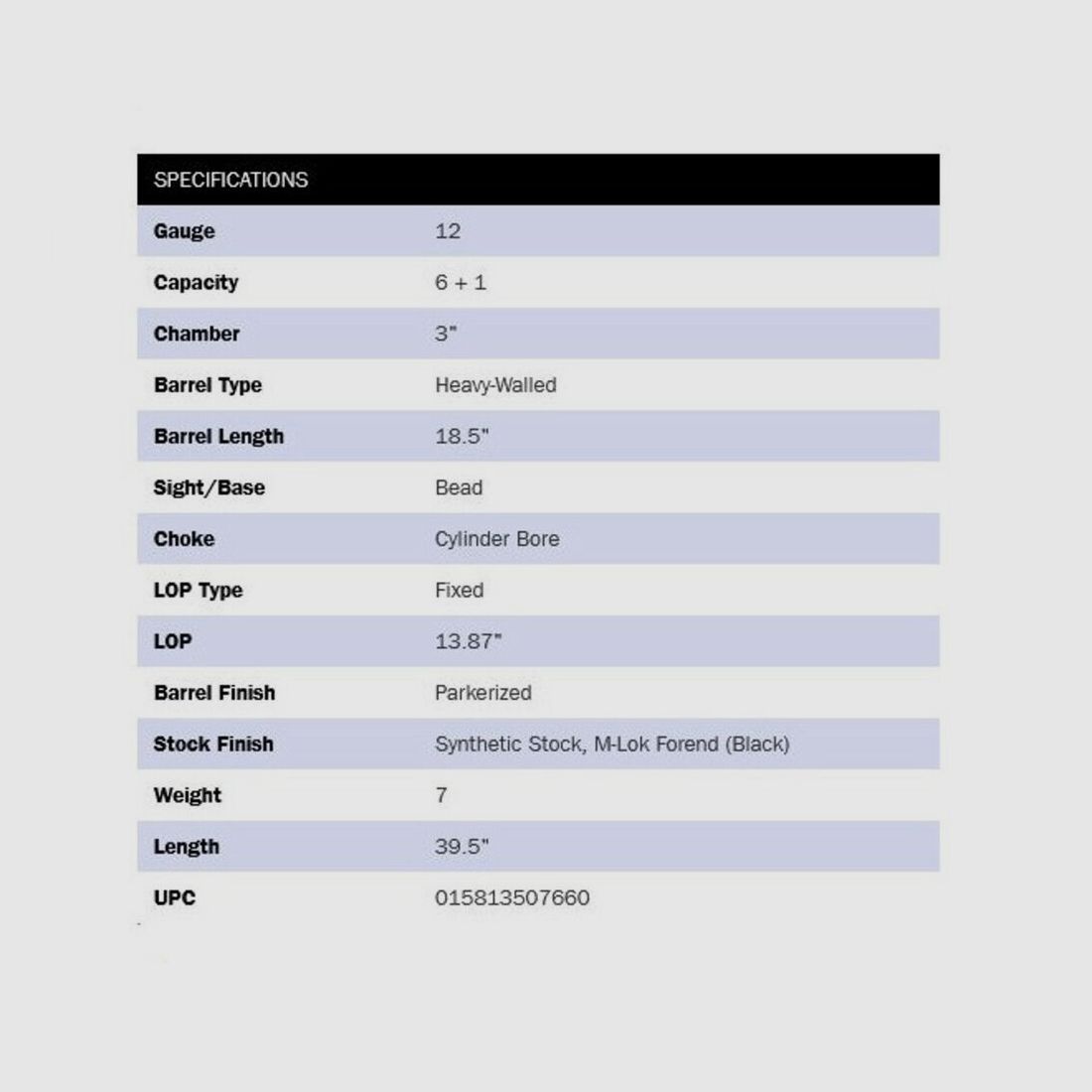 Mossberg 590A1 M-Lok 18,5" (5 pollici) Nero 12/76