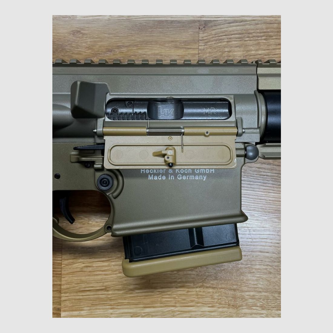 Heckler & Koch MR308 A3 13" - półautomatyczna karabina .308 Win. Kolor piaskowy / RAL8000 - H&K MR 308 A3 - cywilna wersja H&K 417